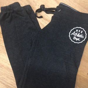 Aeropostale XS Black Basic SweatPants Drawstring